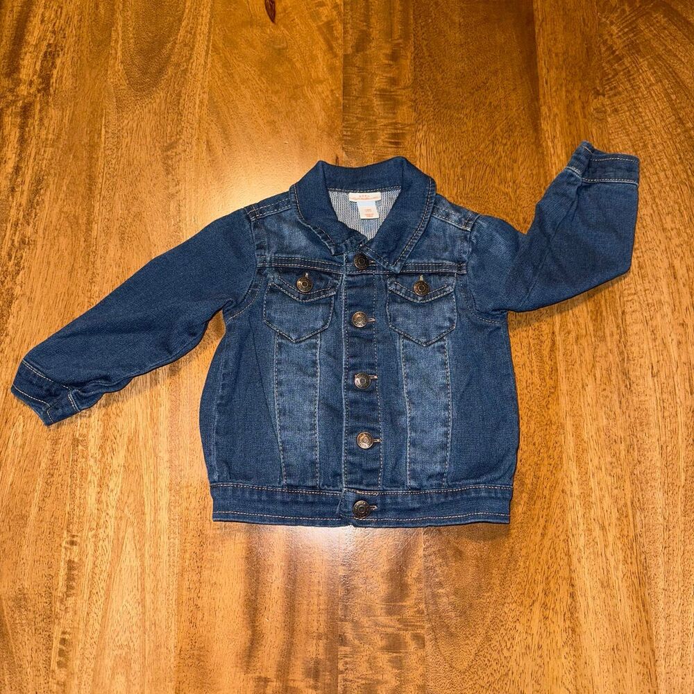 Cat & Jack Baby Girls Denim Jacket Size 12M